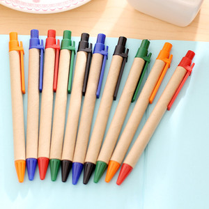 <span class=keywords><strong>Stylo</strong></span> cadeau en gros 50 pièces/<span class=keywords><strong>lot</strong></span>, <span class=keywords><strong>stylo</strong></span> à encre bleue, papier écologique, Clip en plastique, papier vert, <span class=keywords><strong>stylo</strong></span> à <span class=keywords><strong>bille</strong></span> respectueux <span class=keywords><strong>de</strong></span> l'environnement - Product Image 1
