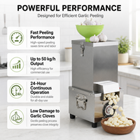 COOKAID STBP-1 Nouvelle Machine à Éplucher l'Ail Électrique 200W Qualité Commerciale Entièrement Automatique Garantie 6 Mois Vente Directe Usine