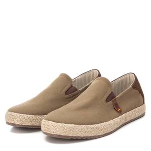 Espadrillas da uomo in tela marrone, slip-on, leggere, comode, per camminare, casual. - Product Image 4