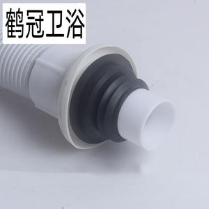 Kit de Drenaje Integrado Crane Crown 1 en 1/2 pulgadas, Manguera de Desagüe Abatible de Plástico Flexible y Acero Inoxidable para Fregadero - Product Image 3