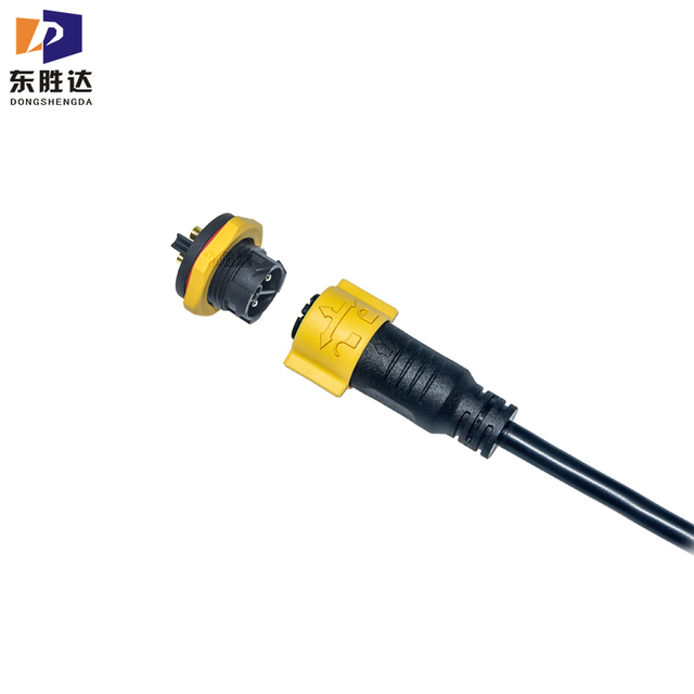 IP68 Waterproof Electric Plugs PA66 Underwater Connector Assembly for Power Application