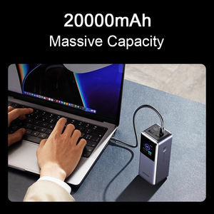 Nexode Power Bank 20000mAh 130W Fast Charging Station High Capacity LED Display for Laptop PB721/35524 135w Power Bank for Iphon - Product Image 4