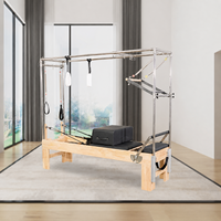 Équipement Pilates 5 en 1 Professionnel Reformer Cadillac Bois Chaise Barrel Pour Studio Gym