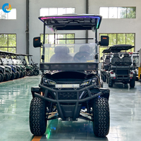 Voitures de golf électriques chinoises Robetaa 4 places, homologuées pour la route, avec éclairage LED, sièges confortables, chariots de chasse