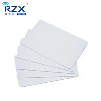 Prix usine ISO14443A 13.56MHZ MIFARE Classique 4K Puce Carte PVC Vierge pour Imprimante Thermique