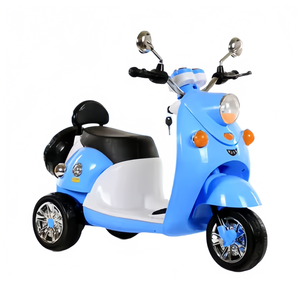 Mini <span class=keywords><strong>moto</strong></span> électrique unisexe pour enfants, avec télécommande, roues en <span class=keywords><strong>plastique</strong></span> et batterie intégrée - Product Image 3