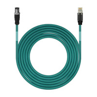 Câbles de connexion pour équipements industrielles : Câbles Ethernet industriels M12, Câbles réseau RJ45 à 4 conducteurs. La personnalisation est prise en charge.