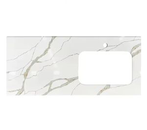 Produits de quartz dalle de <span class=keywords><strong>pierre</strong></span> artificielle blanche blanche chaude <span class=keywords><strong>baignoire</strong></span> en <span class=keywords><strong>pierre</strong></span> artificielle de luxe haut d'île en <span class=keywords><strong>pierre</strong></span> de quartz - Product Image 4