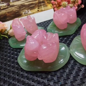 ขายส่งธรรมชาติคริสตัลสัตว์โรสควอตซ์แมนดารินเป็ด - Product Image 4