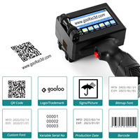 Imprimante thermique à jet d'encre Goofoo 12,7/25,4 mm avec écran tactile, machine à étiquettes à réponse rapide sans latence