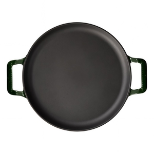 Poê<span class=keywords><strong>le</strong></span> à crêpes et dosa en fonte émaillée 4 couches sans PFAS et non toxique de 12 pouces pour dosa, roti, chapati et crêpes - Product Image 5