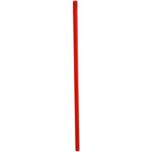 หลอดกระดาษย่อยสลายได้สีแดงขนาด 7.75 นิ้ว แบบจัมโบ้ 10 แพ็คต่อกล่อง - โพลีโพรพิลีน สำหรับเครื่องดื่มและงานปาร์ตี้ พิมพ์โลโก้ได้ - Product Image 1