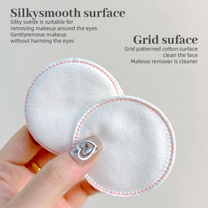 OEM/ODM étiquette douce personnalisée <span class=keywords><strong>coton</strong></span> démaquillant outil rembourré Nail Art tampons de nettoyage démaquillage cosmétique lingette tampons visage - Product Image 5