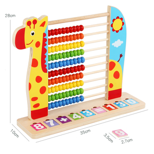 Marco <span class=keywords><strong>de</strong></span> <span class=keywords><strong>madera</strong></span> contra los niños estudiante cuentas Abacus herramientas <span class=keywords><strong>de</strong></span> <span class=keywords><strong>Madera</strong></span> Juguetes Ábaco - Product Image 4