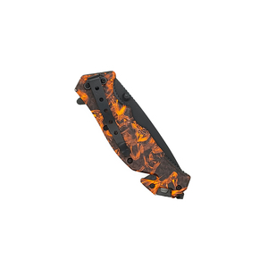 Couteau de poche pliant BAILIDE <span class=keywords><strong>en</strong></span> acier inoxydable avec manche rouge et lame pour la survie et la chasse - Product Image 6