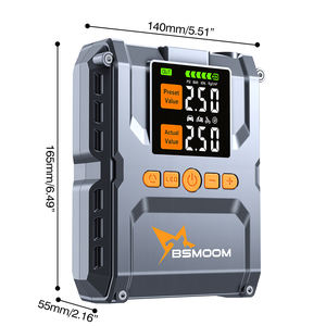 Démarreur portable 12 V pour <span class=keywords><strong>voiture</strong></span> et moto 3000A avec lumière LED et gonfleur de pneus 100 % <span class=keywords><strong>test</strong></span>é - Product Image 6
