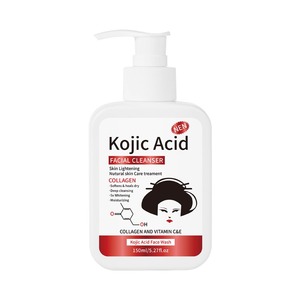 Nettoyant Visage au Collagène et à l'Acide Kojique 150ml Éclaircissant Blanchissant Vitamine C E Nettoyage en Profondeur Hydratant - Product Image 1