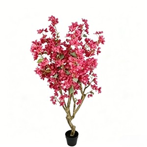 High Quality Real Touch <b>Artificial</b> Silk Bougainvillea <b>Trees</b> Durable <b>Indoor</b> Desktop Plants - Product Image 1