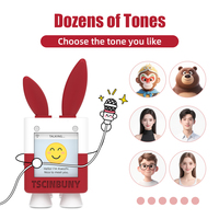 TSCINBUNY Chatbot intelligent AI en forme de lapin mignon, robot parlant AI connecté en WiFi avec grand modèle IA et écran couleur