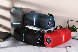 Portable BT <b>Speaker</b> With RGB <b>LED</b> Light TF Card FM Radio Shoulder Strap IPX5 Waterproof For Outdoor Sports - Product Image 4
