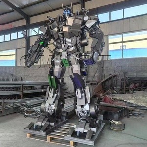 Estatua de Optimus Prime de 250 cm (8 pies) de Metal, Robot Animatrónico de Tamaño Real para Eventos y Conciertos, Escultura de Transformer para Interiores y Exteriores - Product Image 3