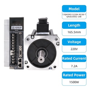 Hot Sale 1500W 220V Single-Phase Motor Driver <b>Controller</b> 7.16N.m 2000rpm 7.2A 3000rpm <b>Speed</b> 130JASM515220K-17B+JASD20002-20B 200 - Product Image 5