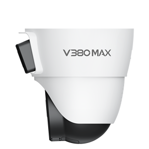 Preço de fábrica V380MAX BQ3 4MP Áudio 2-Way WiFi Câmera Dome <span class=keywords><strong>IP</strong></span> 360 Graus Dual View com Cartão SD Visão Noturna para Uso Indoor - Product Image 4