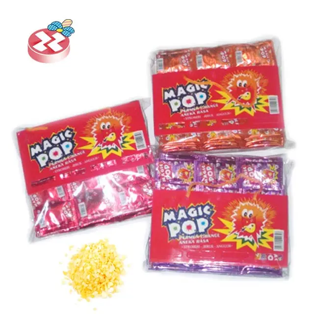 1 grams three flavored packet magic popping candy