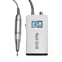 Lime à ongles électrique 30000 tr/min rechargeable portable pour le retrait de gel et d'acrylique