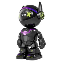 Caméra Robot WiFi Électroplaquée pour Usage Domestique, Vision Nocturne 1080p, Moniteur Bébé Sans Fil avec Microphone Intégré, Détection d'Alarme et Stockage Cloud
