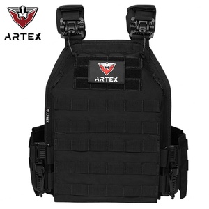 Chaleco Táctico Ligero Artex con Sistema de Liberación Rápida, 1000D Poliéster Molle, Chaleco Táctico Negro para Caza - Product Image 2