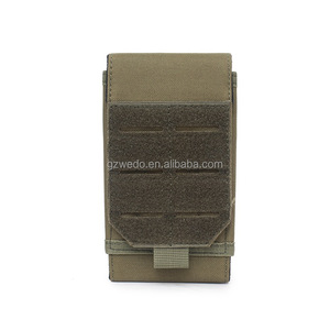 Laser Gesneden Tactisch Molle Mobiele Telefoon Zakje, Universeel Edc Dragen Heavy Duty Lus Mobiele Telefoon Riem <span class=keywords><strong>Holster</strong></span> Cover Molle Small Pouch - Product Image 2