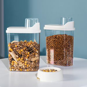 factory 2021 new plastic food-grade pet food container eco-friendly pet food storage tank