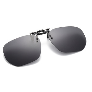 Nuevas gafas de sol con clip para mujer, lentes polarizadas TAC UV400, antirreflejos, montura metálica, color negro, para conducir, pescar. - Product Image 5