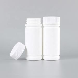 Botella de Plástico HDPE para Medicamentos, 130ml, 150ml, 200ml, 300ml, 8oz, Blanca, con Tapa a Prueba de Niños (CRC), para Vitaminas - Product Image 1