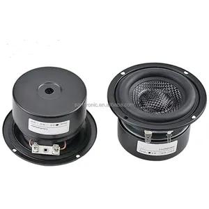 HIFI 5.25 Inch Subwoofer Woefer Speaker 4OHM 3-way Frequency Bass Loudspeaker 60W 120W Glass Fiber Basin 1PC