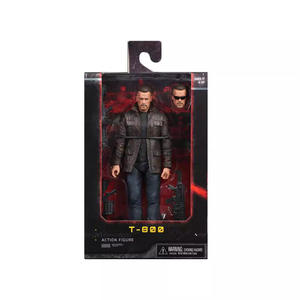 NECA Terminator 2019 Film Dark <span class=keywords><strong>Fate</strong></span> Sara Conner Old Arnold Schwarzenegger T800 Modèle en PVC fait à la main Jouet État neuf - Product Image 5