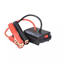 Démarreur de secours pour voiture compatible avec les batteries au lithium Makita et EVE, portable, en ABS noir, booster de puissance pour véhicule