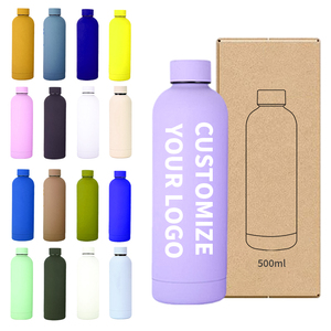 High Quality Gym 500ml 750ml Colorful Yellow Purple <b>Small</b> Mouth Stocking Tumbler With Logo - Product Image 3