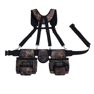 Sac de ceinture pour outils ZC-GJ, 10 à 14 poches, sangle réglable, solution de rangement multifonctionnelle pour les électriciens - Product Image 3