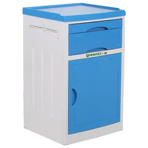 Fabricant BC-PP-D2 Armoire de chevet amovible en PP avec roulettes