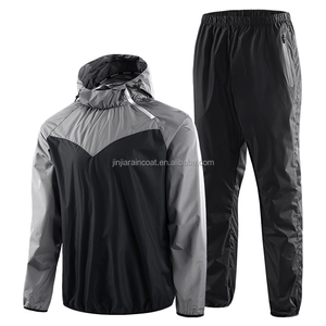 Combinaison <span class=keywords><strong>de</strong></span> sauna chaude à manches longues pour hommes pour l'entraînement, le fitness et <span class=keywords><strong>la</strong></span> maison Pantalon <span class=keywords><strong>de</strong></span> survêtement amincissant pour perdre du <span class=keywords><strong>poids</strong></span> - Product Image 1