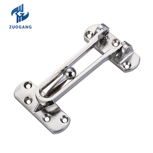 Serrure de porte coulissante de sécurité moderne à barre pivotante boucle de fermoir antivol chambre et salle de bain loquet de <span class=keywords><strong>garde</strong></span> de porte en alliage de Zinc - Product Image 2