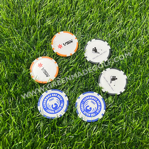 Jetons de poker personnalisés avec logo autocollant, jetons de casino sur mesure, marqueurs de jetons de poker, jetons de golf - Product Image 2