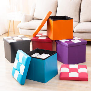 Meubles de salon pour la maison Banc rectangulaire Tabouret pour changer de chaussures Tabouret d'extrémité de lit Banc ottoman Siège en tissu Tabouret de pied - Product Image 1