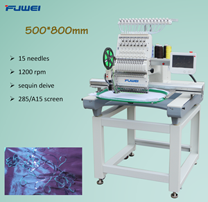 Fuwei Đầu Duy Nhất Máy Thêu Lớn Lun Hình Ảnh Cho Các Trường Học Đồng Phục Với Giá Nhà Máy - Product Image 4