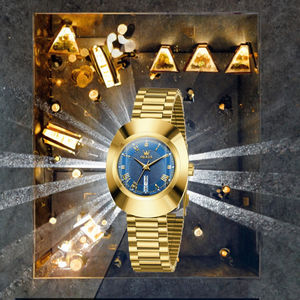 For 7008 Luxury Women Arabic Numbers Hip Hop Fashion Quartz Movement Alloy Case Glass Dial Business Coin <b>Watch</b> - Product Image 3