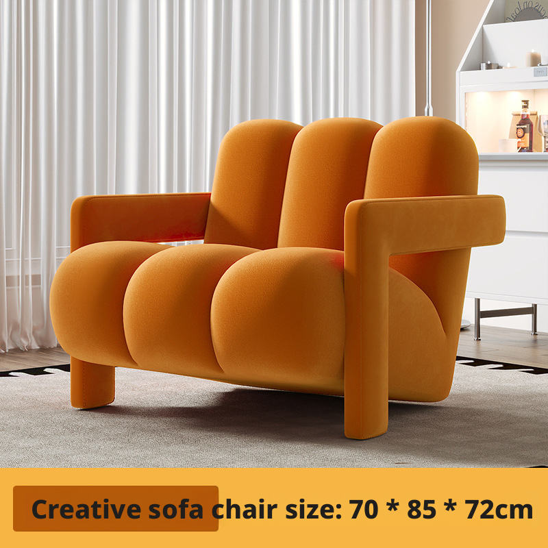 Velours givré + Orange