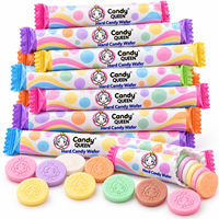 OEM/ODM Vente en gros Tablette personnalisée à saveur de fruits Bonbons Gaufrettes Collations dures rondes en vrac avec marques privées