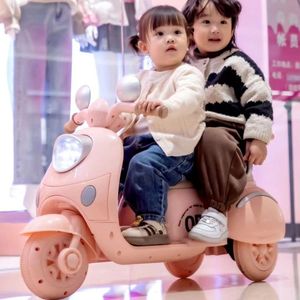 Motocicleta Eléctrica Recargable para Niños, Diseño Novedoso, Unisex, Triciclo Eléctrico Hecho de Plástico Resistente para Dos Niños - Product Image 5